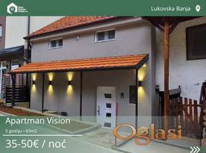 Stan Na Dan Lukovska Banja Apartman Vision
